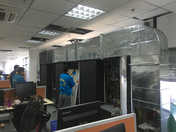 空調主機安裝效果圖