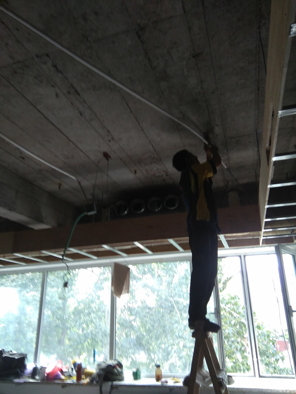 室內機安裝現場圖